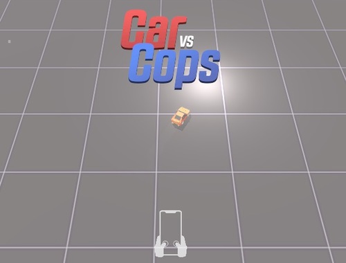 車対 警官 .