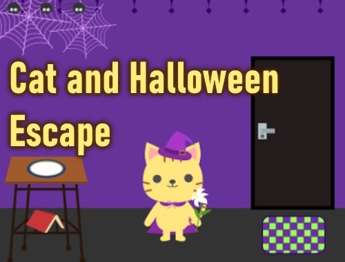 猫とハロウィーンの脱出 