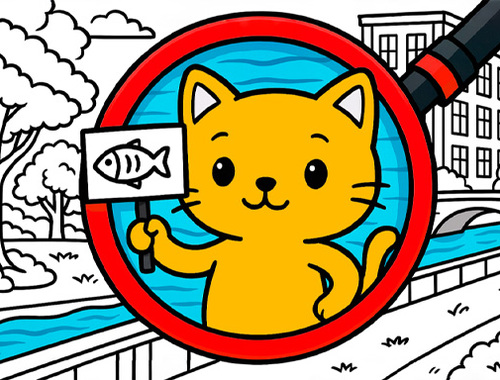 猫の猫の検索を見つけてください .