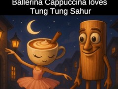 Ballerina Cappuccina loves Tung Tung Sahur