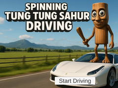 Spinning Tung Tung Sahur Driving