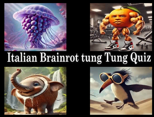 イタリアのBrainrot Tung Tung Quiz .