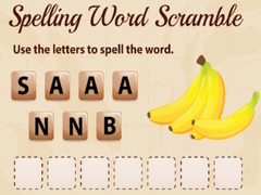 Spelling Word Scramble