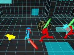 Stickman Neon Sword Fighting