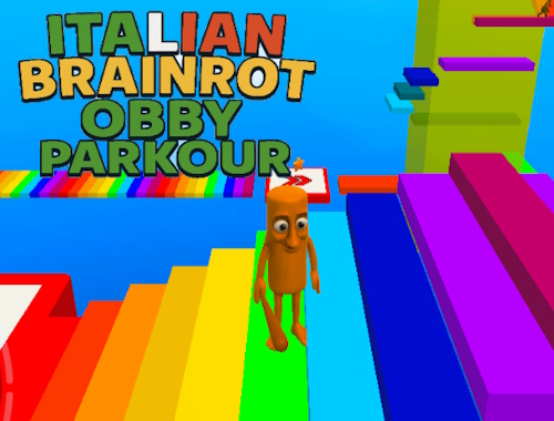 イタリアのBrainrot Obby Parkour .