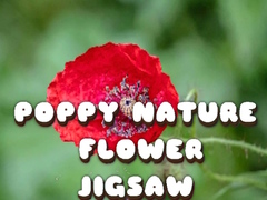 Poppy Nature Flower Jigsaw