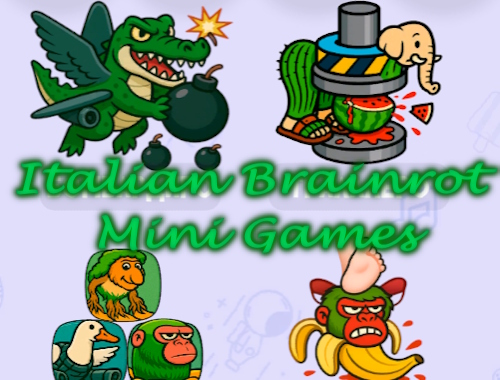 イタリアのブレインロットミニゲーム .