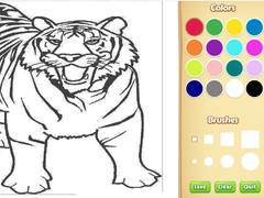 Tiger Coloring Book