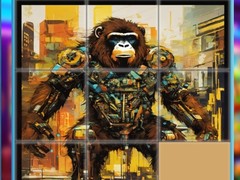 Gorilla Sliding Puzzles