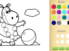 Baby Farm Animals Coloring Book for Kids