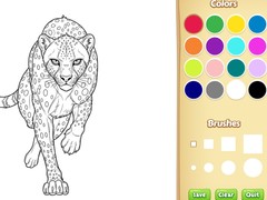 Wild Animals Coloring Book