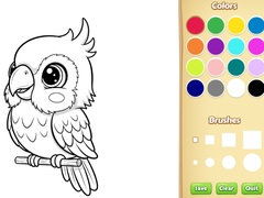 Kawaii Animal Coloring Book