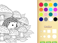 Cartoon Animal Coloring Book for Kids