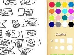 Alphabet Animal Coloring Book for Kids