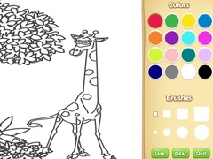 Jungle Animals Coloring Book for Kids