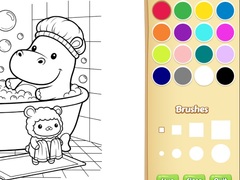 Cozy Friends Coloring Book for Kids