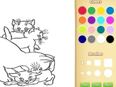 Cats Coloring Book For Kids
