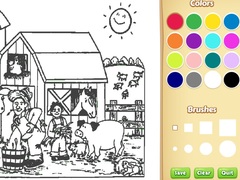 Farm Coloring Book For Kids