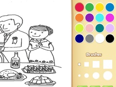 Wedding Coloring Book for Kids