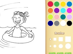 Summer Coloring Book For Kids