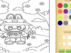 Cute Labubu Coloring Book for Kids
