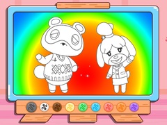 Coloring Book: Animal Crossing