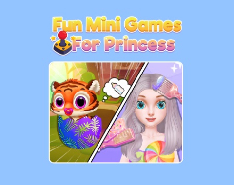 プリンセス向けの楽しいミニゲーム .