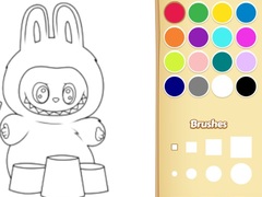Easy Labubu Coloring Book