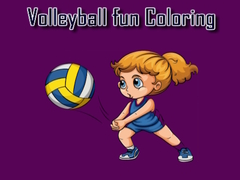 Volleyball Fun Coloring