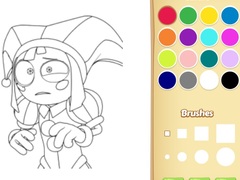 Pomni Coloring Book For Kids