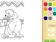Circus Animals Coloring Book