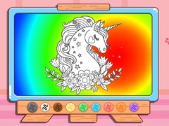Coloring Book: Glitter Unicorn