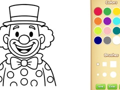 Clown Coloring Book