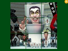 Skibidi Toilet Sliding Puzzle