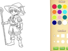 Elf Coloring Book