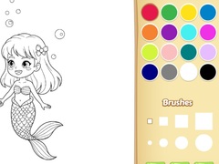 Mermaid Coloring Book For Kids