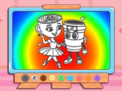 Coloring Book: Cappuccina Assassino Love Story
