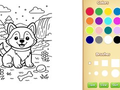 Dog Coloring Book