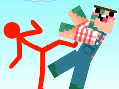 Red Stickman vs Craftmans