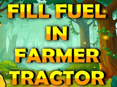 Fill Fuel In Farmer Tractor