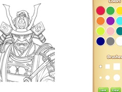 Samurai Coloring Book