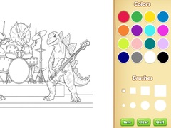 Dinosaur Coloring Book For Kids