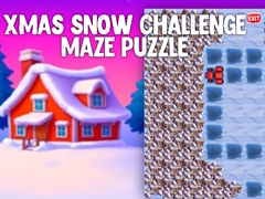 Xmas Snow Challenge Maze Puzzle