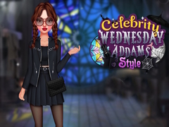 Celebrity Wednesday Addams Style