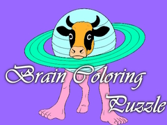 Brain Coloring Puzzle