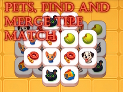 Pets, Find and Merge Tile Match