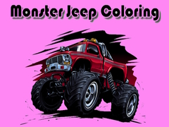 Monster Jeep Coloring