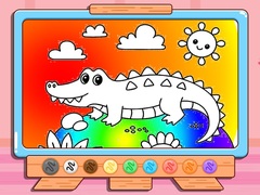 Coloring Book: Crocodile