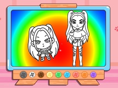 Coloring Book: Mira Kpop Demon Hunters