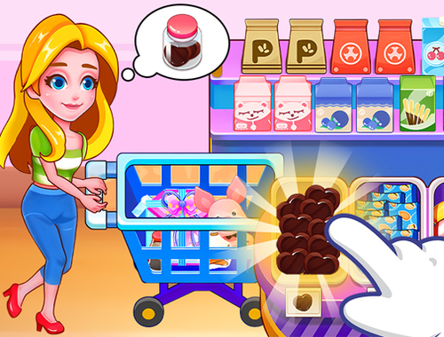 子供のスーパーマーケット 